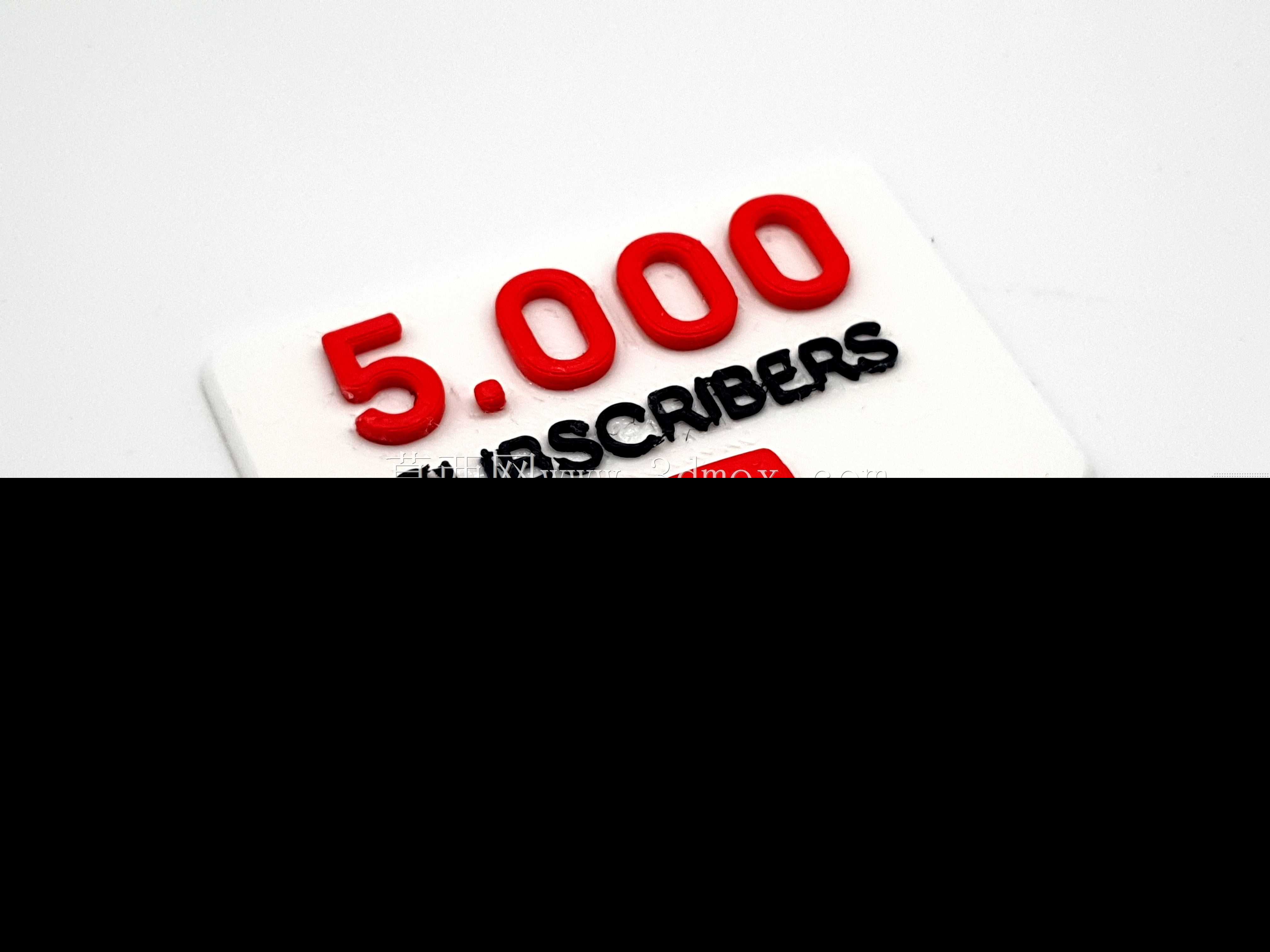 YouTube订阅用户“5.000”
