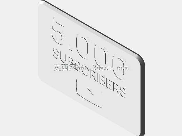 YouTube订阅用户“5.000”