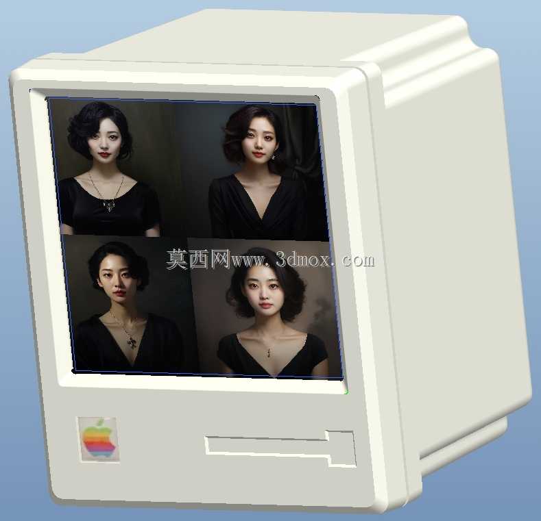小电视,复古Macintosh电脑副屏幕,外接屏幕