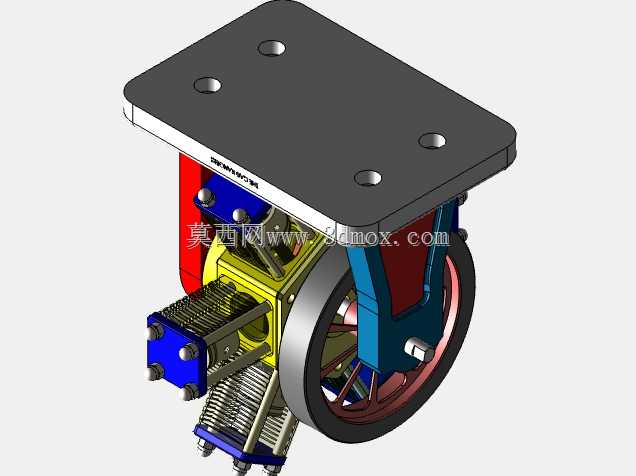 6缸星形发动机 – 详细3D模型
