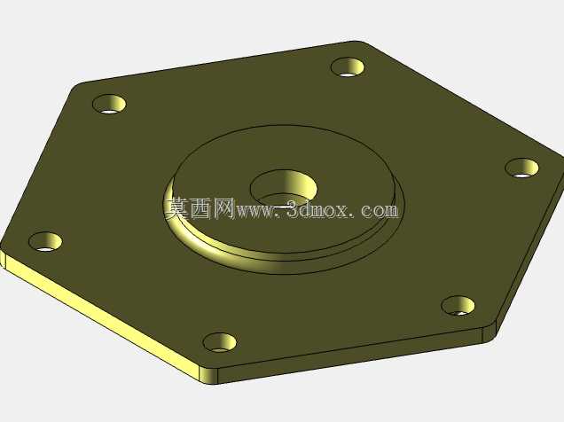 6缸星形发动机 – 详细3D模型