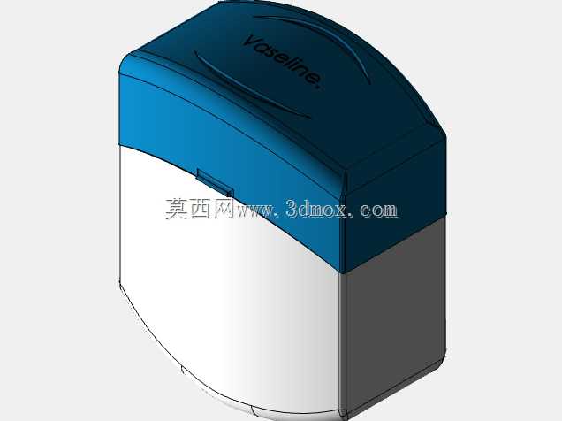 3D模型:凡士林瓶 | 逼真的CAD设计