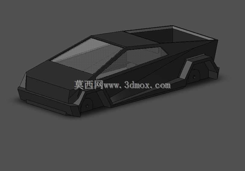 ��˹�� Cyber??truck �C ���ɹ������ֵĸ��� 3D ģ��