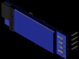 Pantalla Lcd Oled Ssd1306 I2c 0.91 128x32 白色