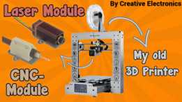 3D打印机模块化二合一激光切割机CNC