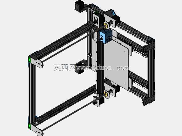 使用 HGH-15 直线导轨的 310 X 310 X 500 毫米 3D 打印机