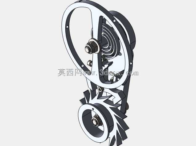 瑞士杠杆式手表擒纵机构模型