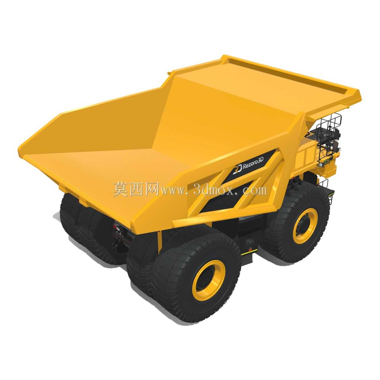 Rezoro3D 矿用自卸卡车 RD4000 3D 模型 - 第 020 部分