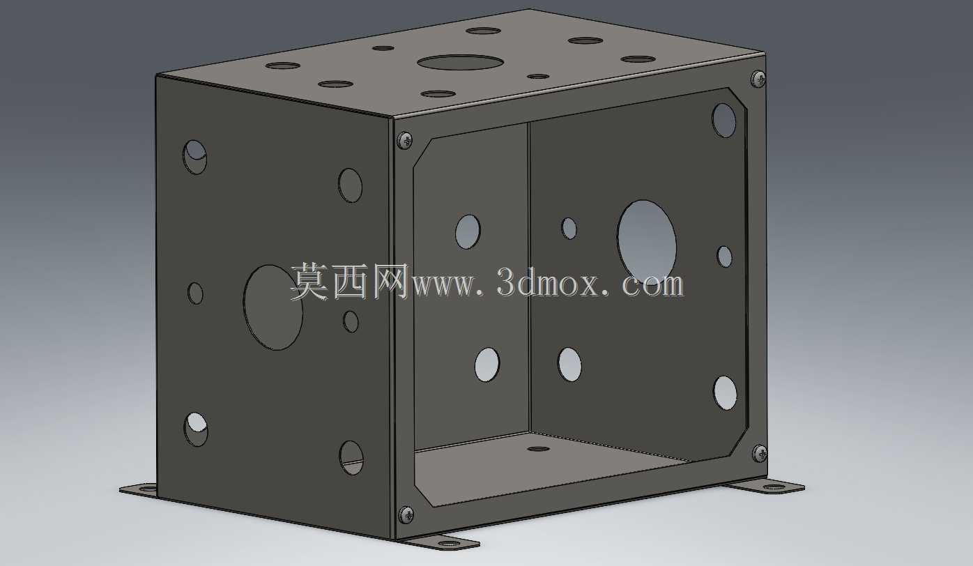 钣金外壳 - SolidWorks 项目