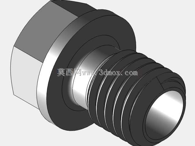 螺纹插头 cbp–08082025?? CAD 3D 练习