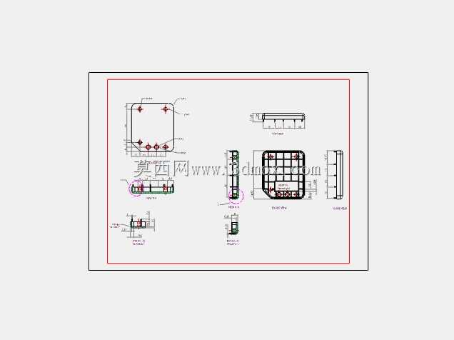 塑料盖细节