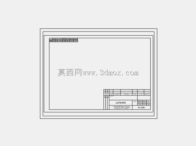Etiket/Kepala Gambar Polinema Autocad