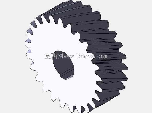 2级反向斜齿轮变速箱