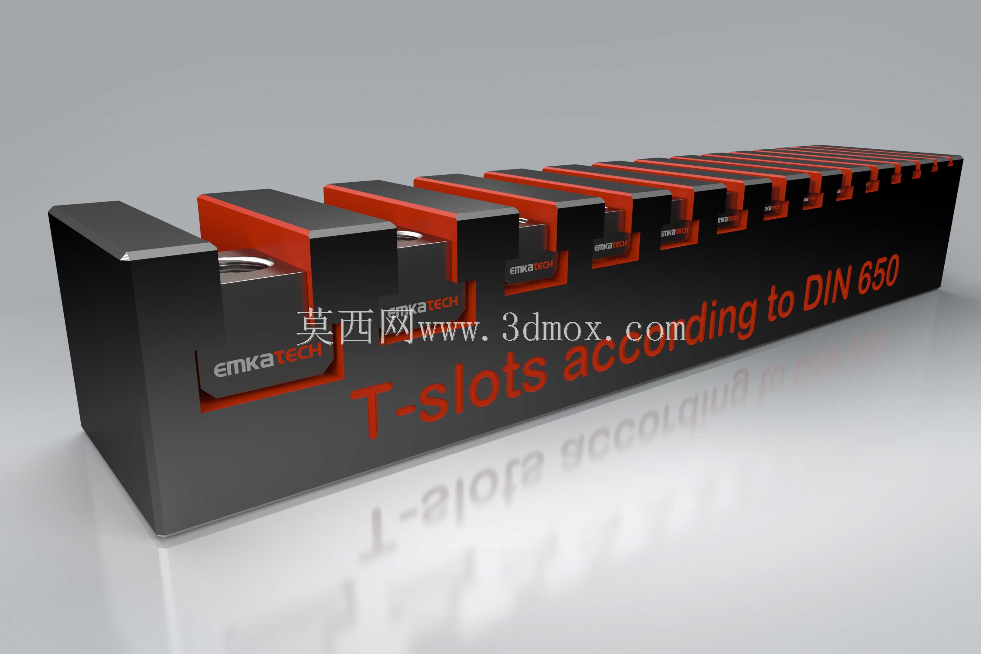 符合 DIN 650 标准的 T 型槽