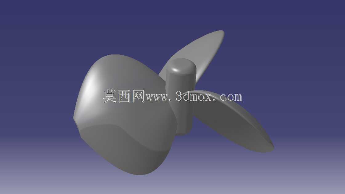 3叶船舶螺旋桨