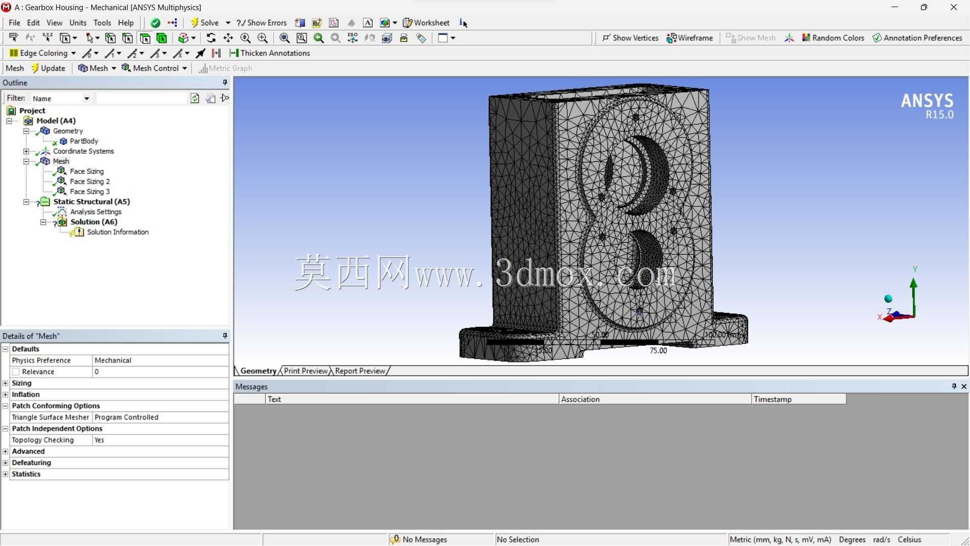 变速箱壳体设计 & FEA 分析 | CATIA V5 ANSYS Workbench