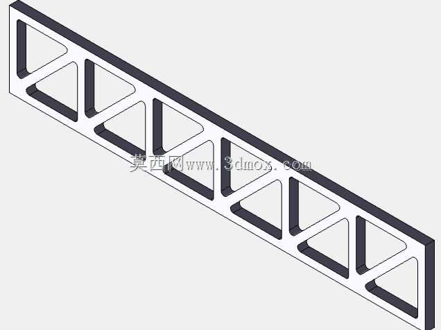 不同法兰的 3D 零件设计模型