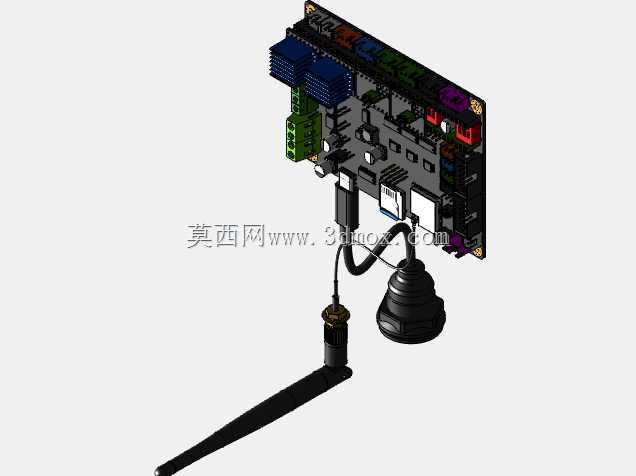 带外部天线的 TinyBee 控制板