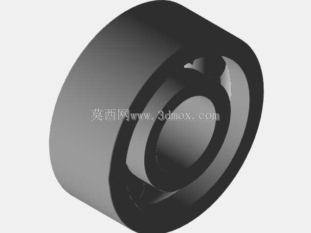 滚珠轴承 (20×52×21) — 简化。