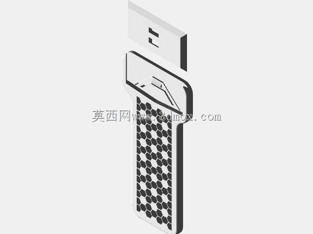 带有可更换刀片和点击锁定系统的 3D 打印床刮刀