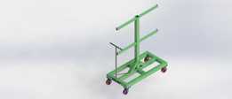 Carrito porta rollos