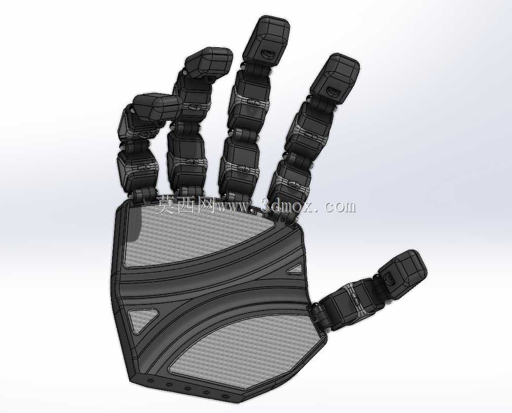 SolidWorks机器人手绘V2,SolidWorks Robotik El ?izimi