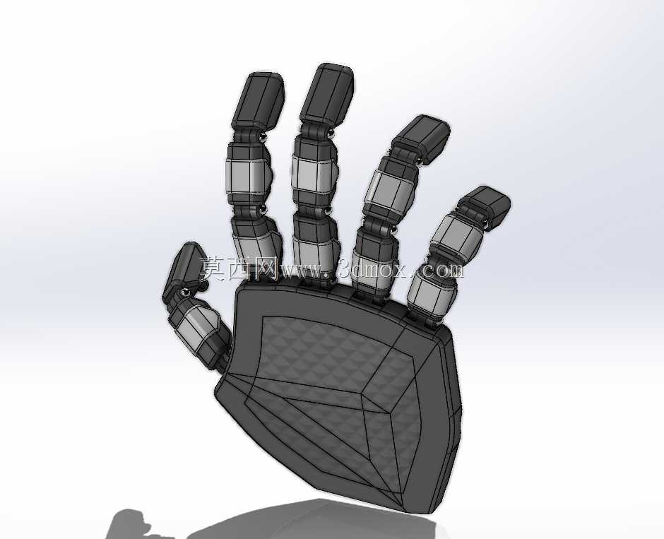 SolidWorks机器人手绘V2,SolidWorks Robotik El ?izimi