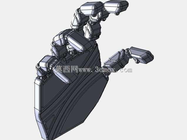 SolidWorks机器人手绘V2,SolidWorks Robotik El ?izimi