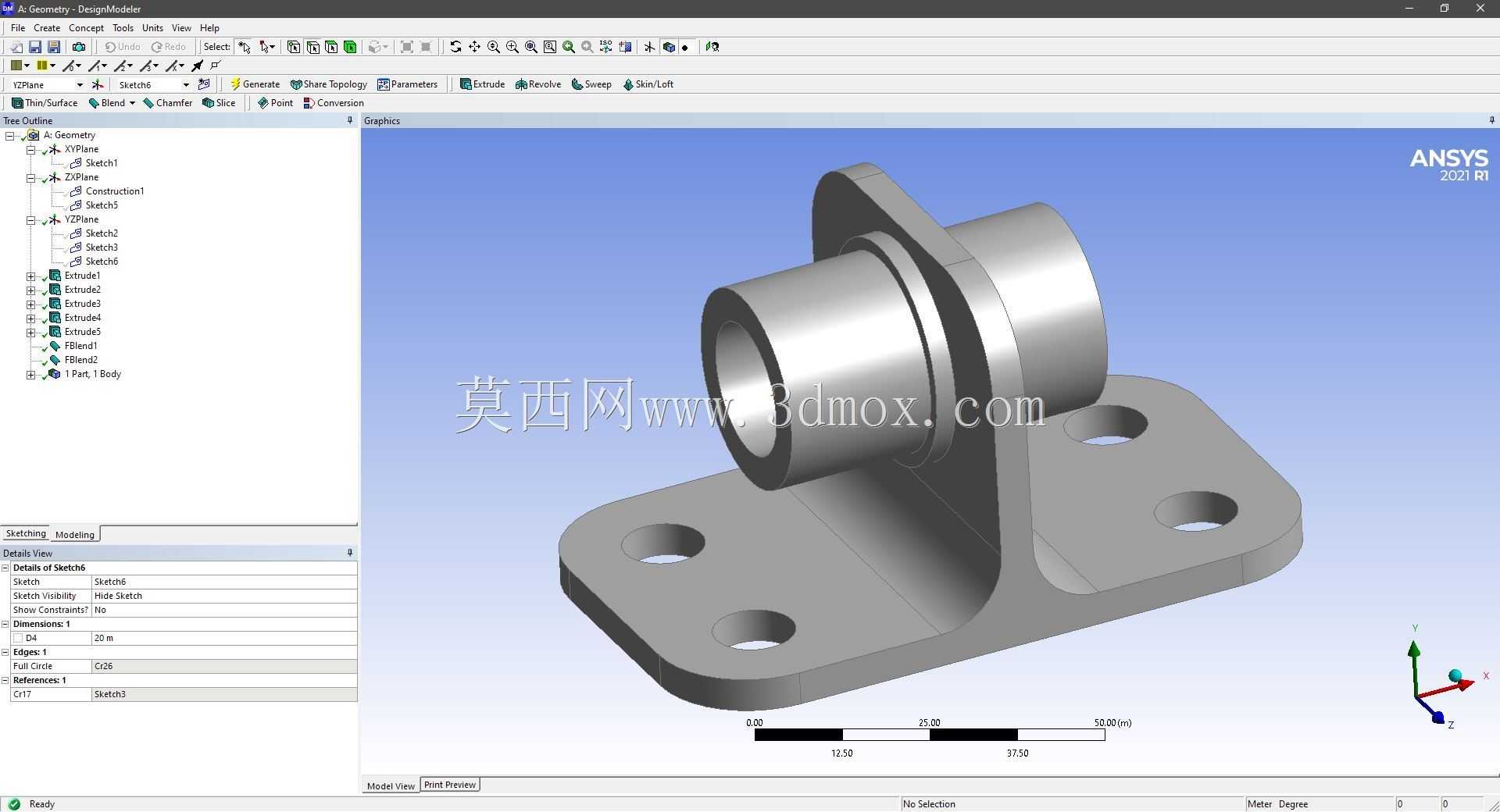 Modele 3D �� ANSYS Designer Modeler ��ʵ��