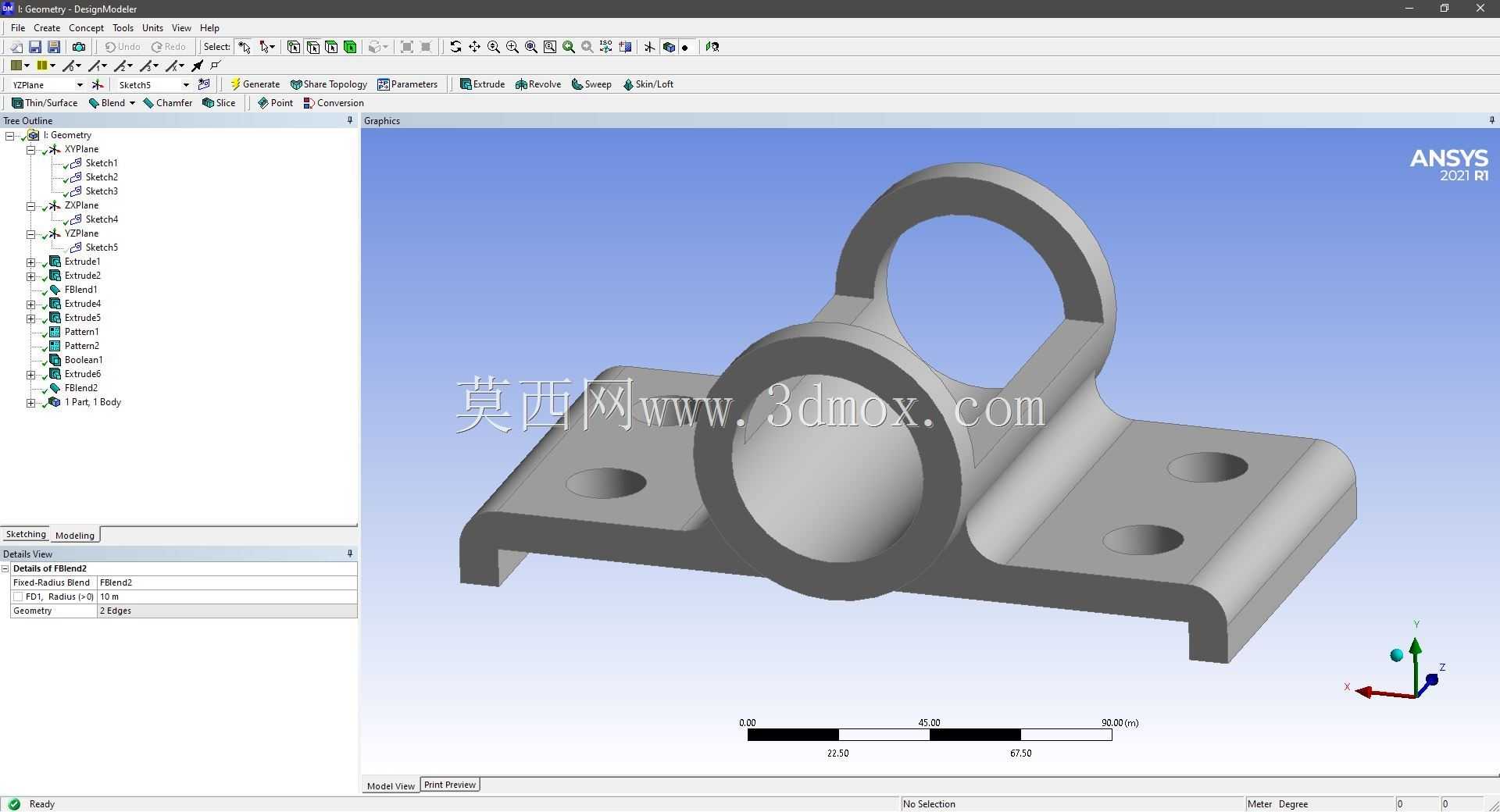 Modele 3D �� ANSYS Designer Modeler ��ʵ��