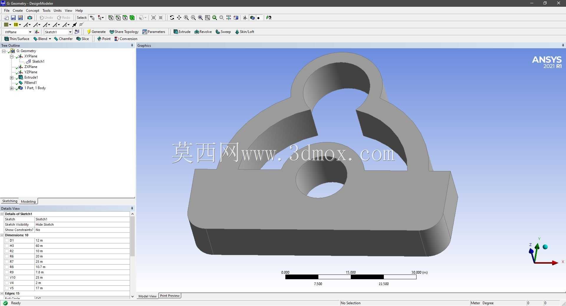 Modele 3D �� ANSYS Designer Modeler ��ʵ��