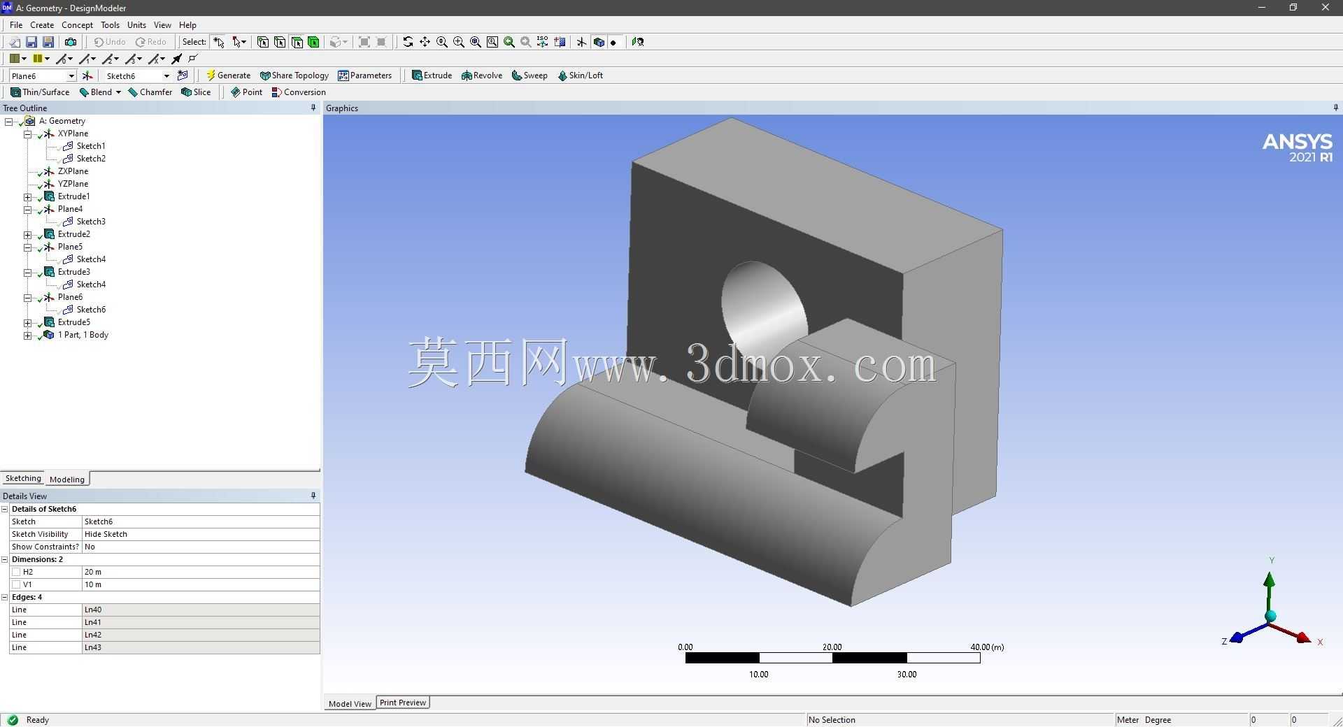 Modele 3D �� ANSYS Designer Modeler ��ʵ��