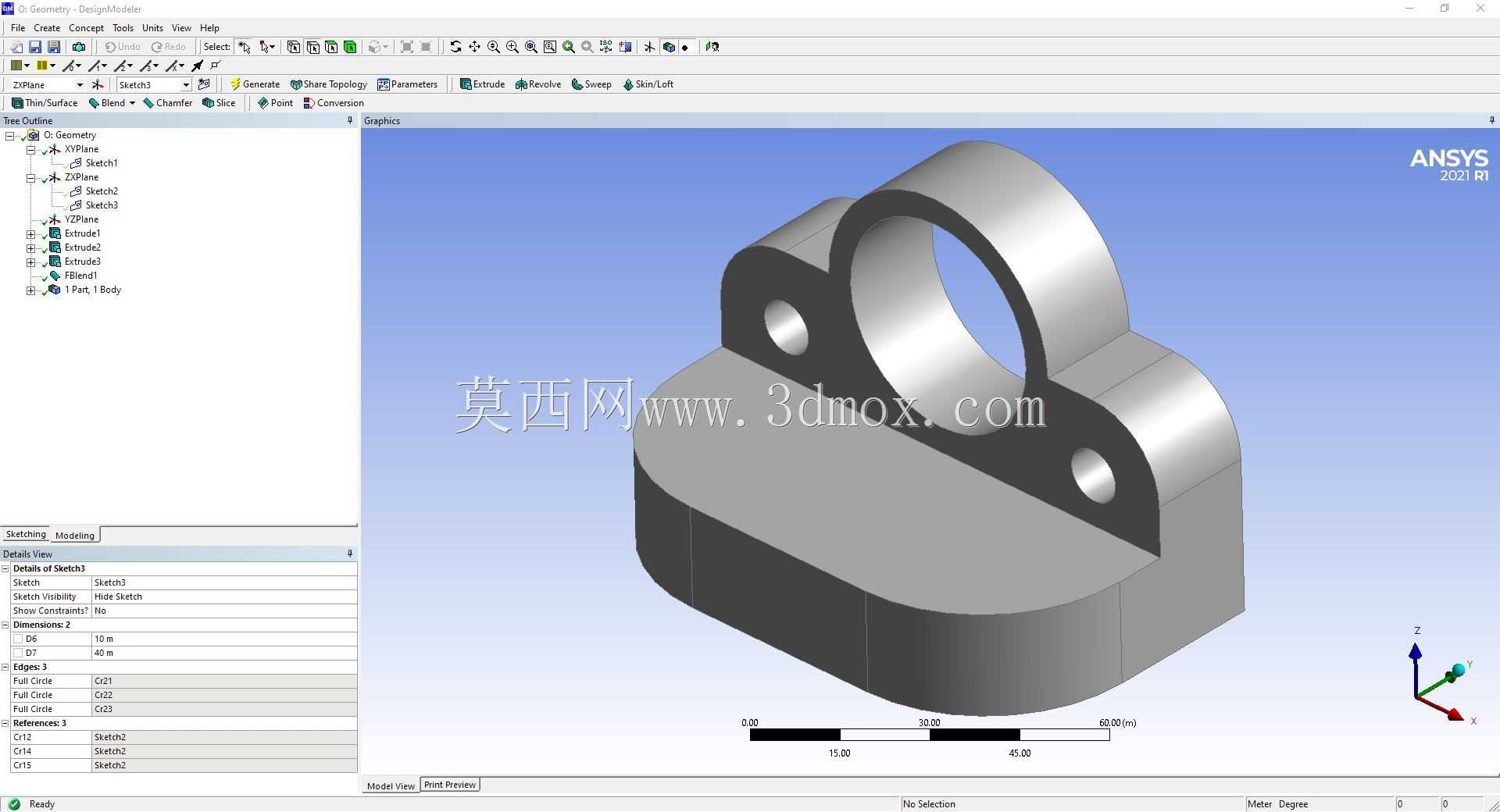 Modele 3D �� ANSYS Designer Modeler ��ʵ��