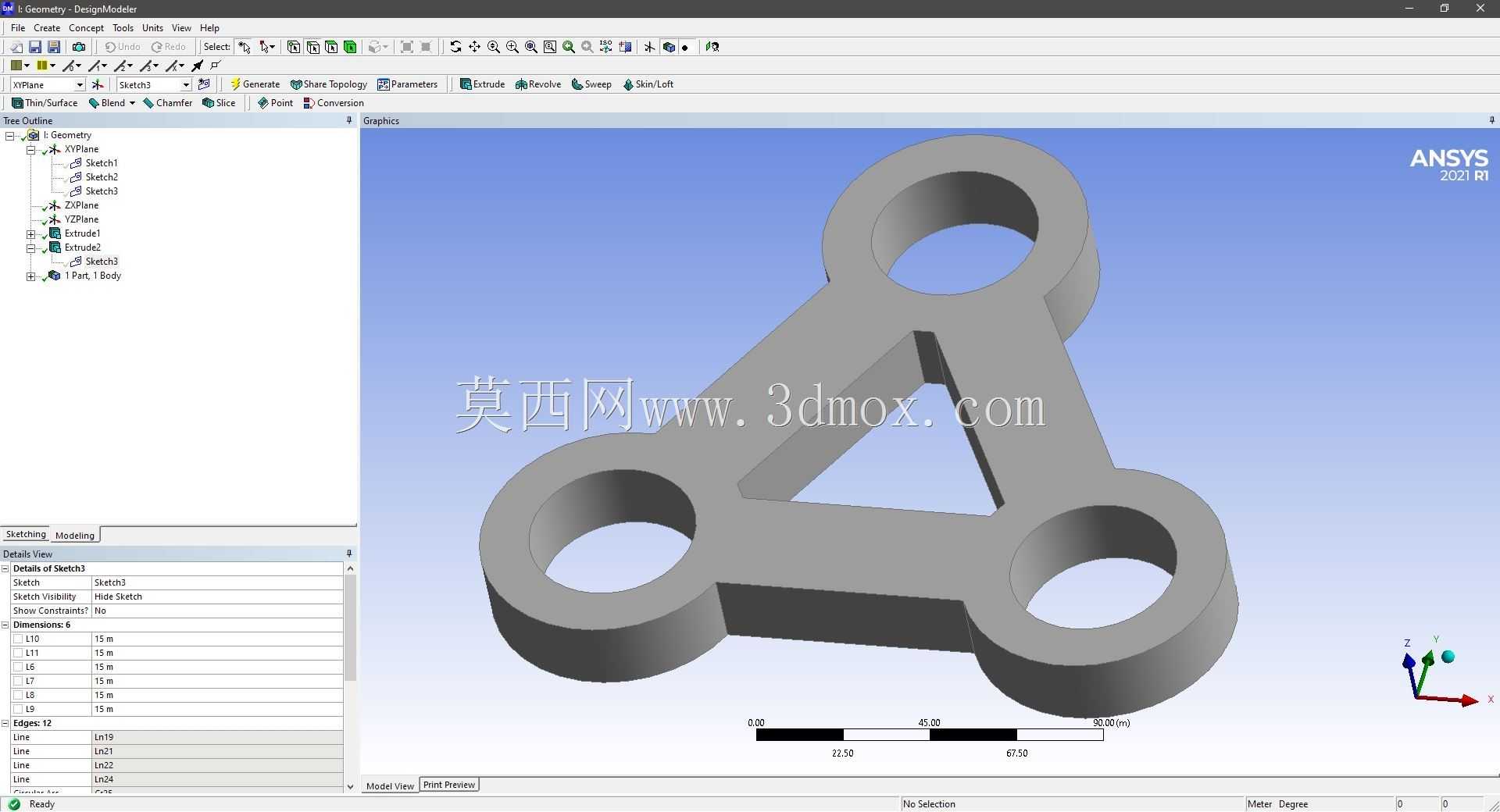 Modele 3D �� ANSYS Designer Modeler ��ʵ��