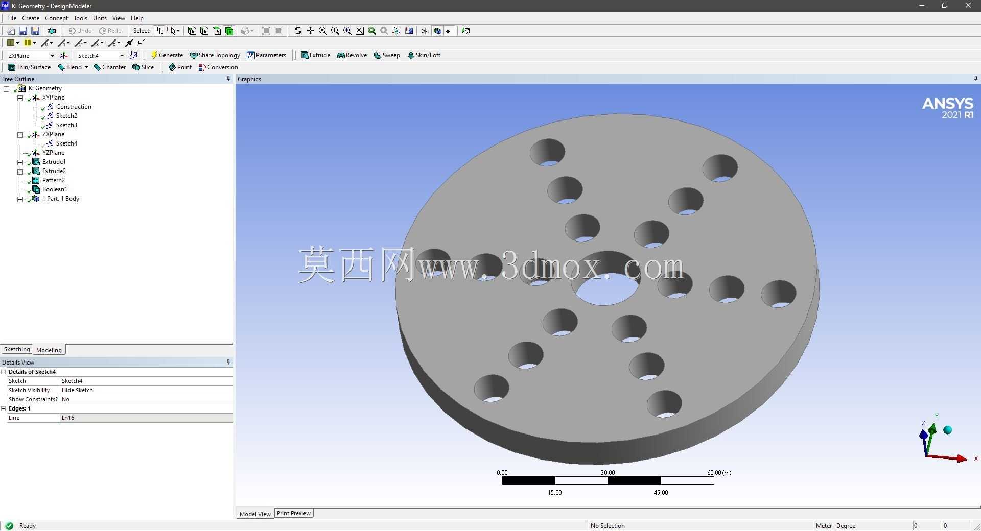 Modele 3D �� ANSYS Designer Modeler ��ʵ��