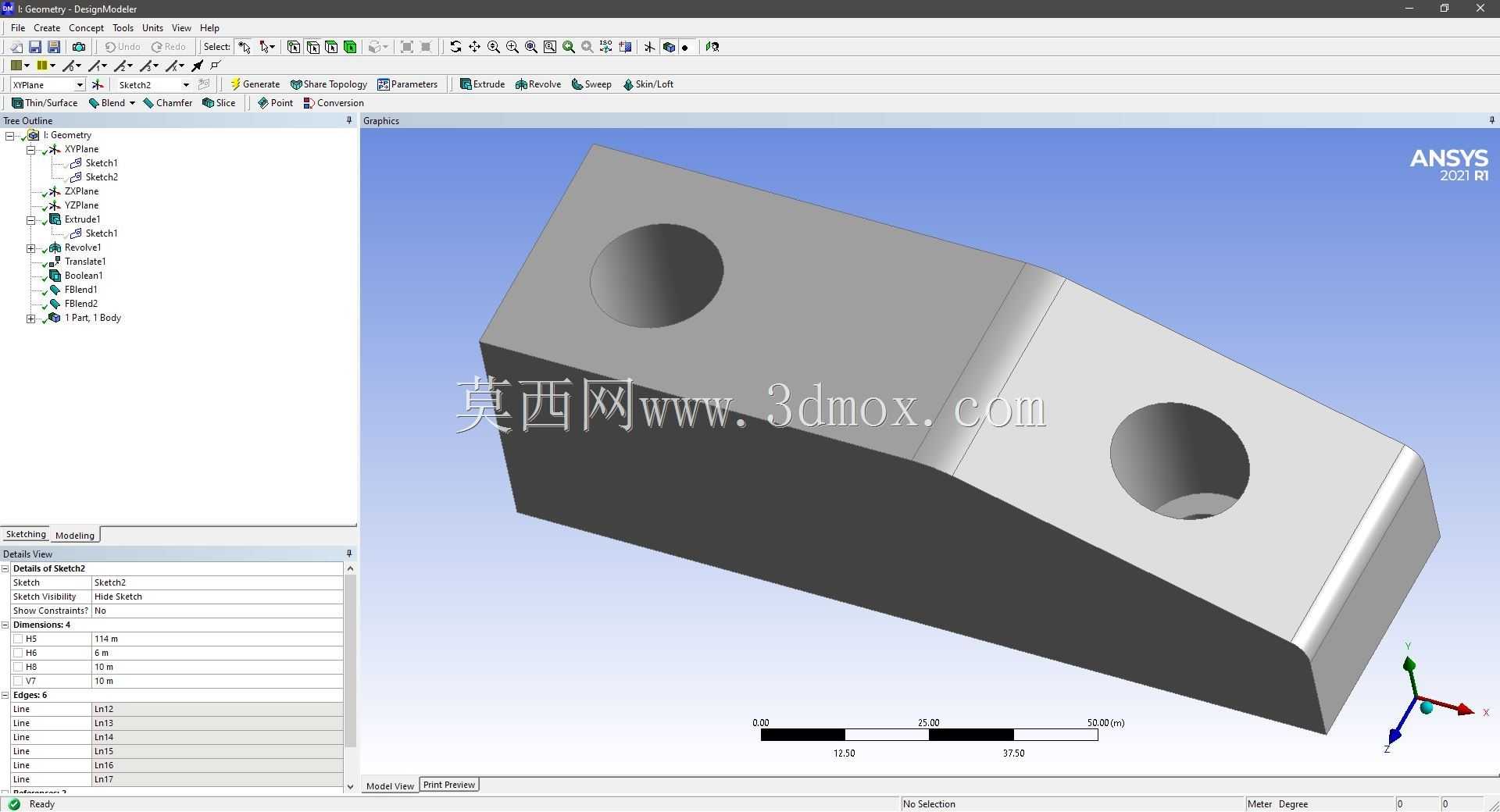 Modele 3D �� ANSYS Designer Modeler ��ʵ��