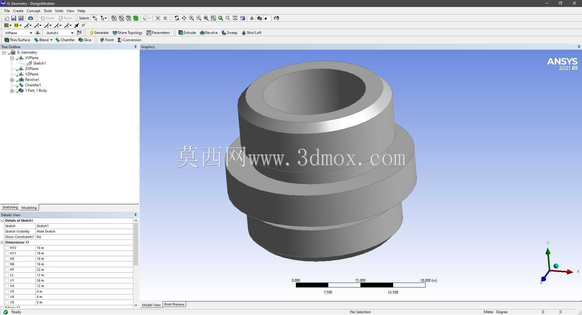 Modele 3D �� ANSYS Designer Modeler ��ʵ��