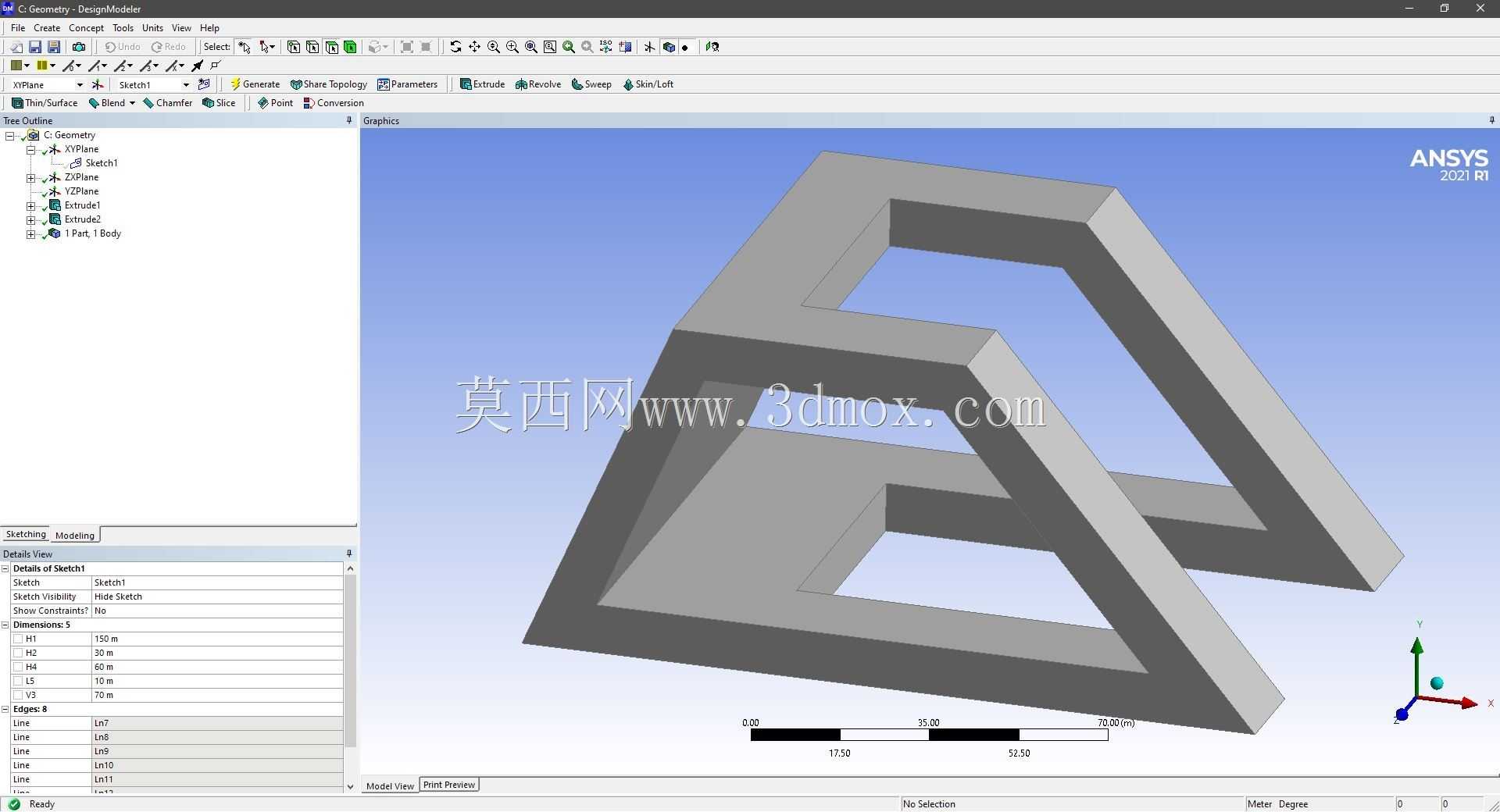 Modele 3D �� ANSYS Designer Modeler ��ʵ��