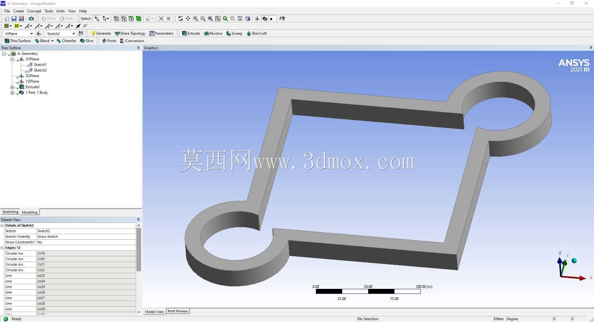 Modele 3D �� ANSYS Designer Modeler ��ʵ��