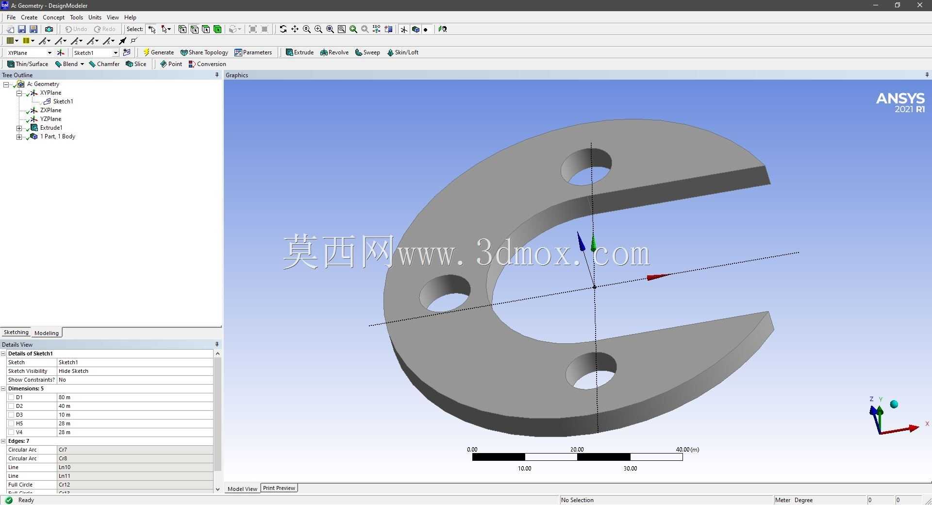 Modele 3D �� ANSYS Designer Modeler ��ʵ��