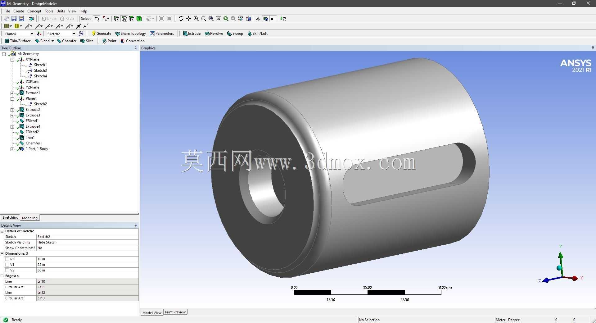 Modele 3D �� ANSYS Designer Modeler ��ʵ��