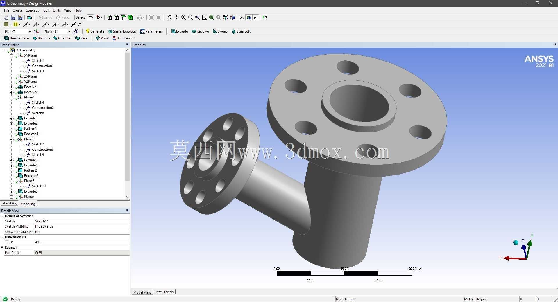 Modele 3D �� ANSYS Designer Modeler ��ʵ��