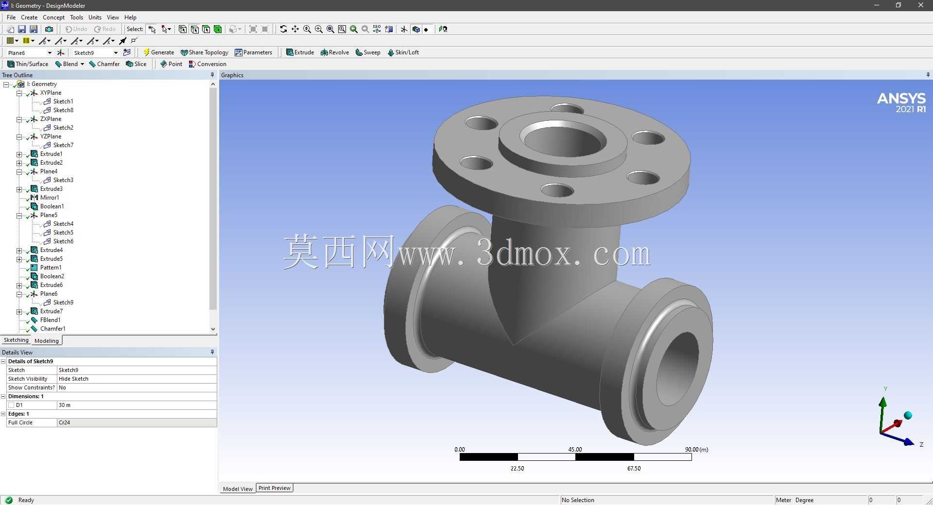 Modele 3D �� ANSYS Designer Modeler ��ʵ��