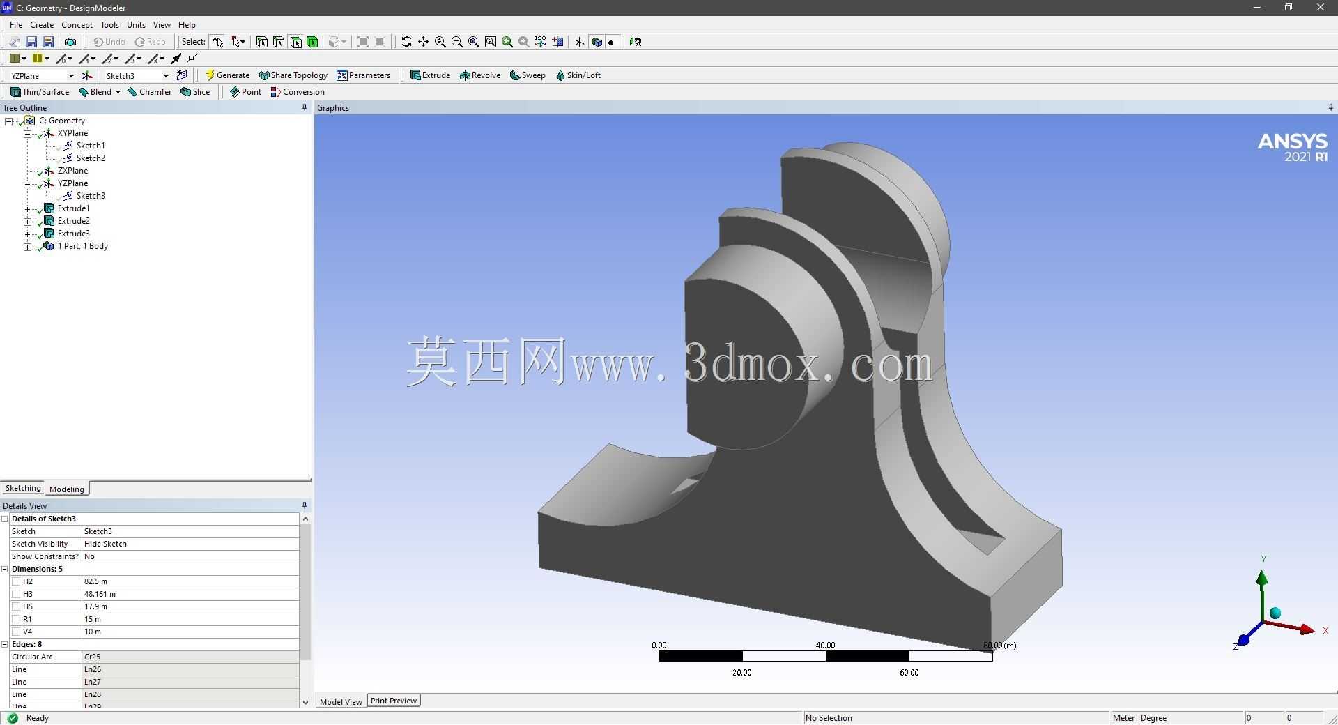 Modele 3D �� ANSYS Designer Modeler ��ʵ��