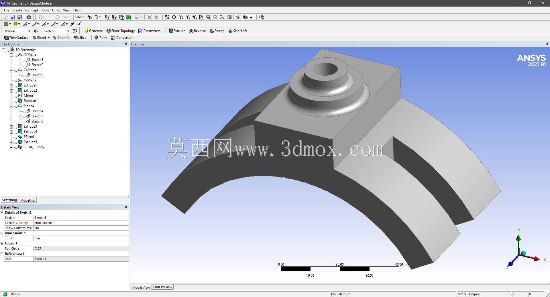 Modele 3D �� ANSYS Designer Modeler ��ʵ��