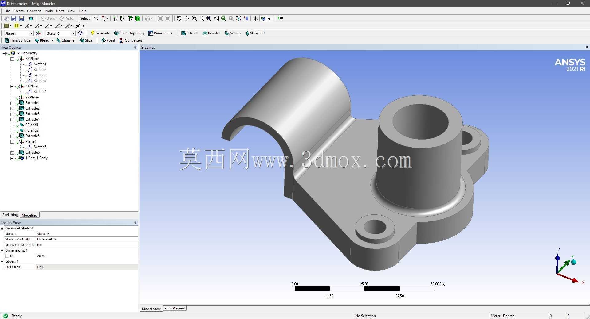 Modele 3D �� ANSYS Designer Modeler ��ʵ��