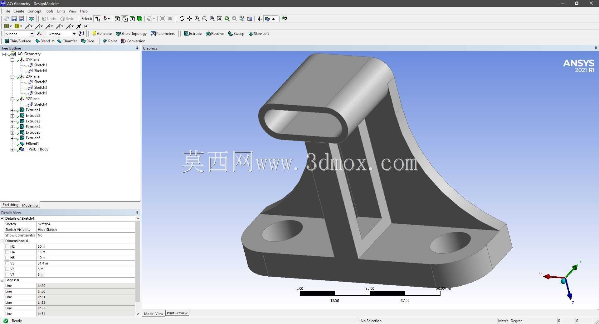 Modele 3D �� ANSYS Designer Modeler ��ʵ��