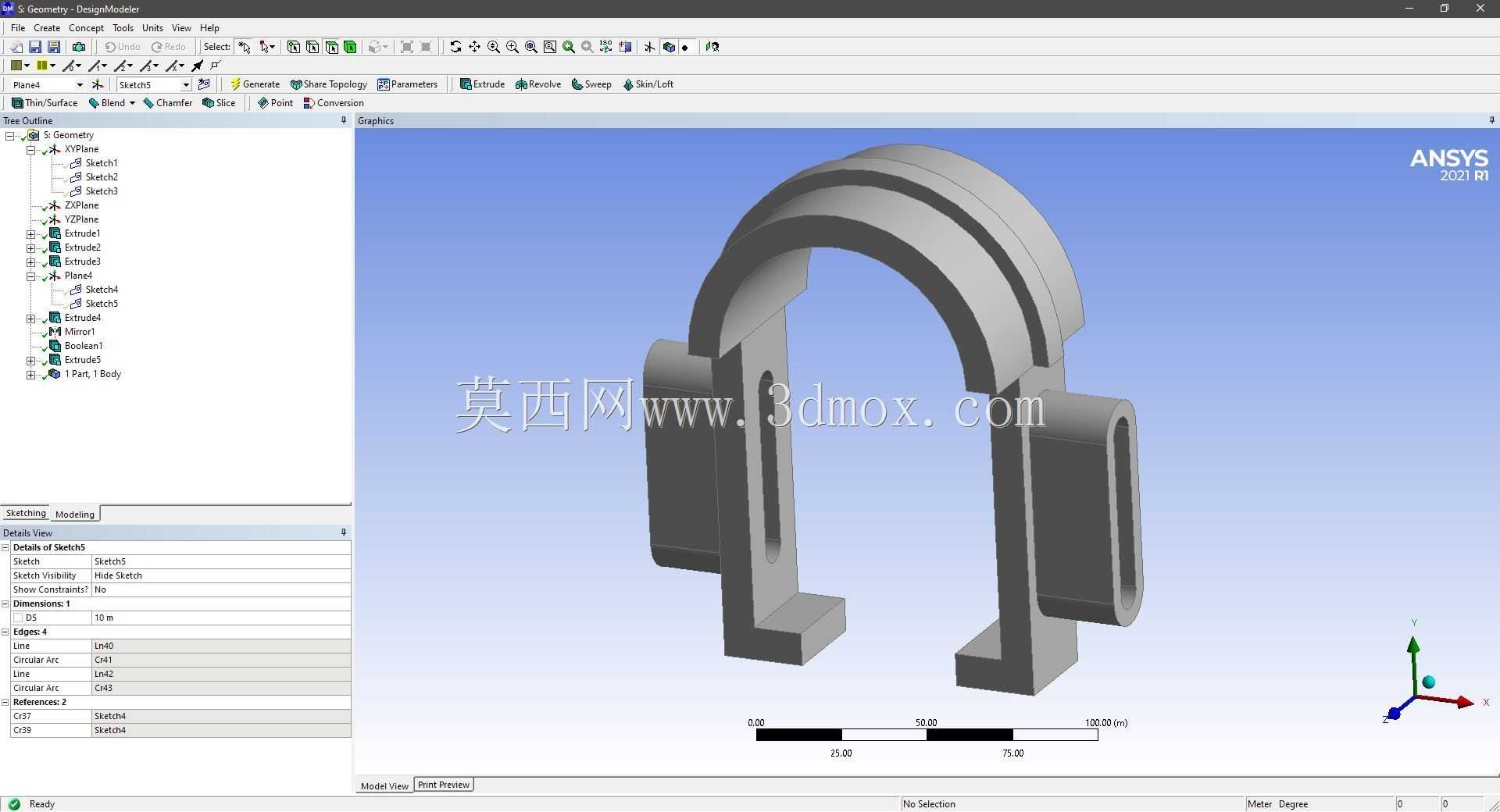 Modele 3D �� ANSYS Designer Modeler ��ʵ��