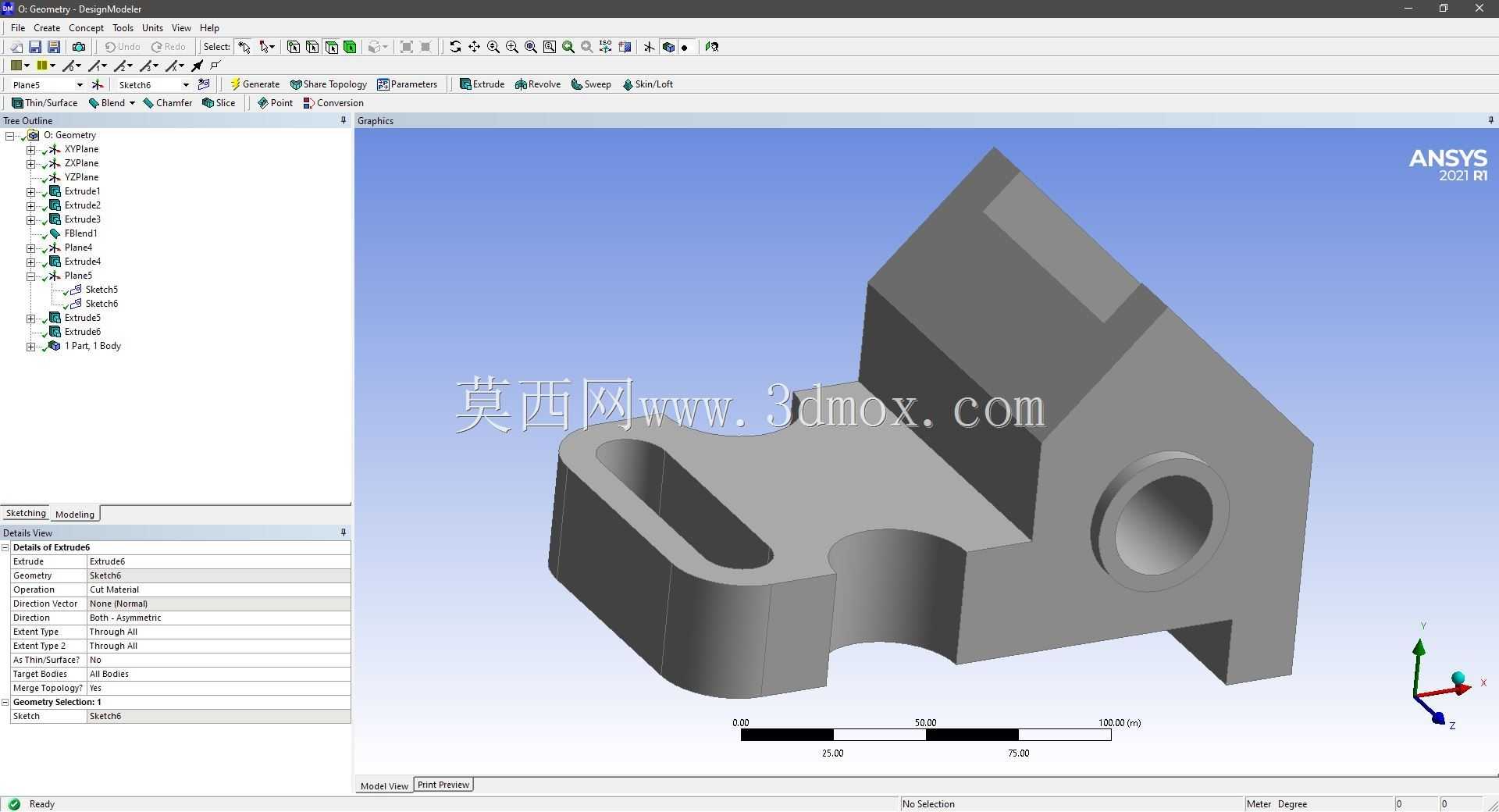 Modele 3D �� ANSYS Designer Modeler ��ʵ��