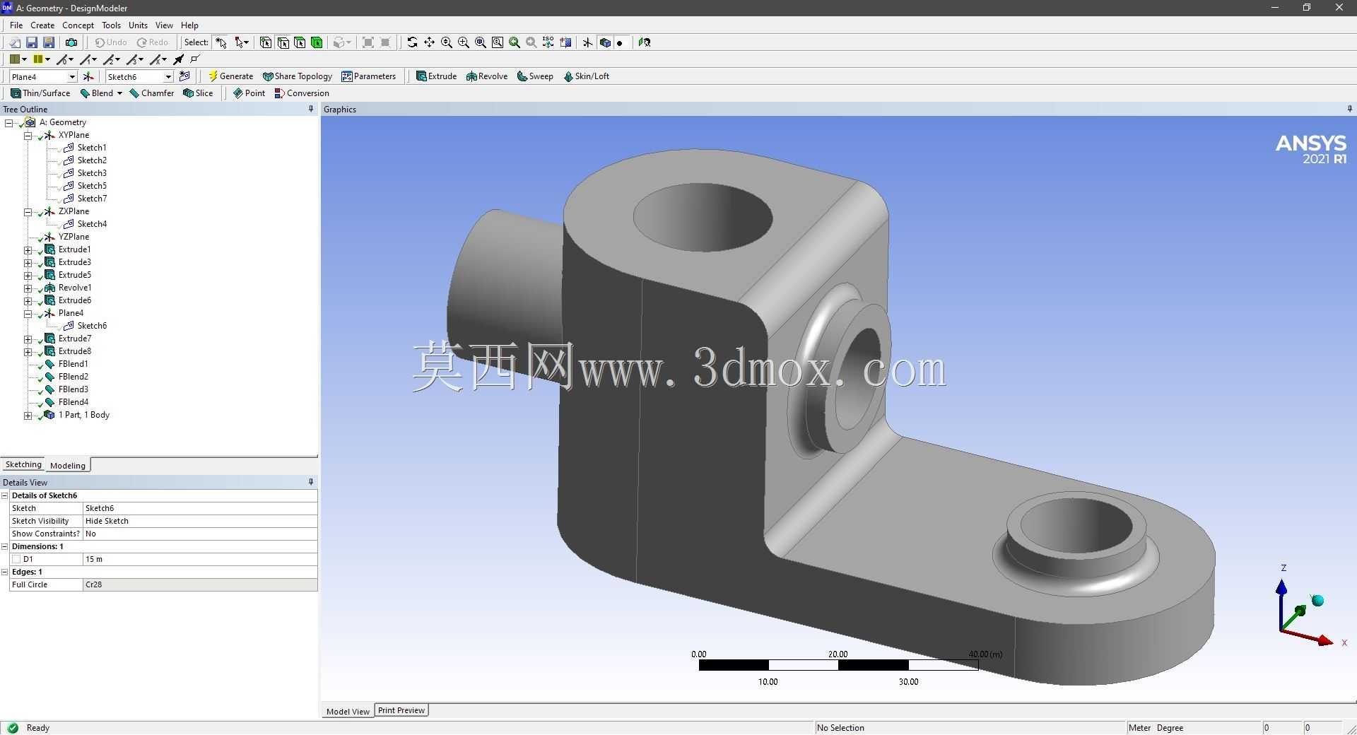 Modele 3D �� ANSYS Designer Modeler ��ʵ��